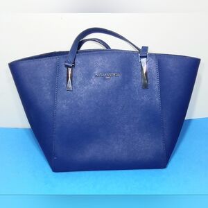 KARL LAGERFELD PARIS BLUE TOTE BAG